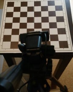 Lichess mit dem eigenem Schachbrett: Test mit Webcam
